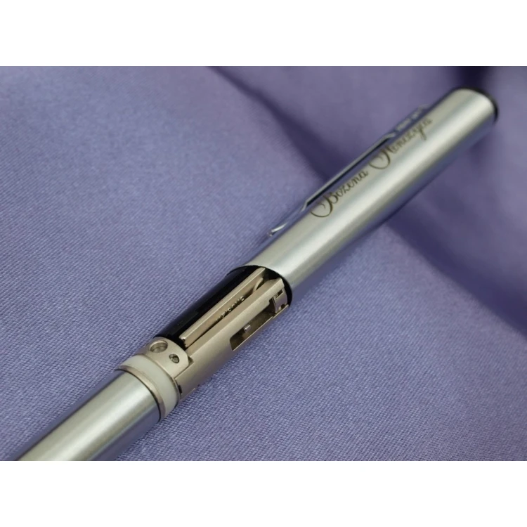 HERI DIAGONAL Silver Pen with Stamp in Case (model 3000)