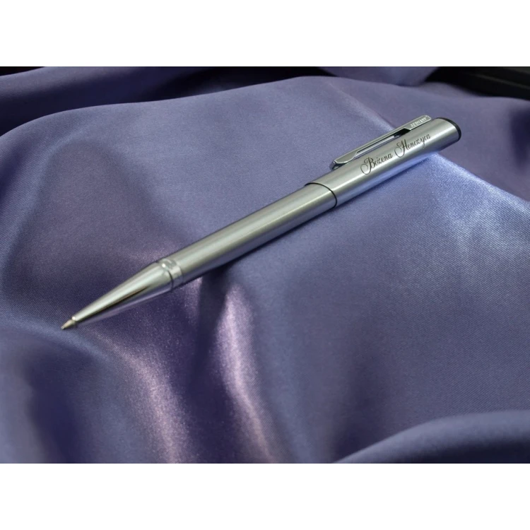 HERI DIAGONAL Silver Pen with Stamp in Case (model 3000)