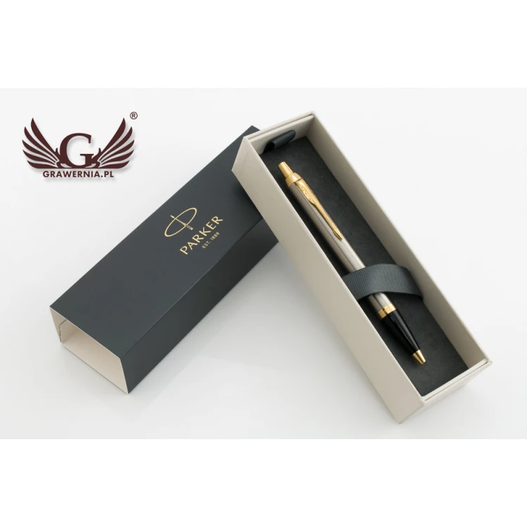 PARKER IM CORE Brushed Metal GT Ballpoint Pen - PAR141-D-PT
