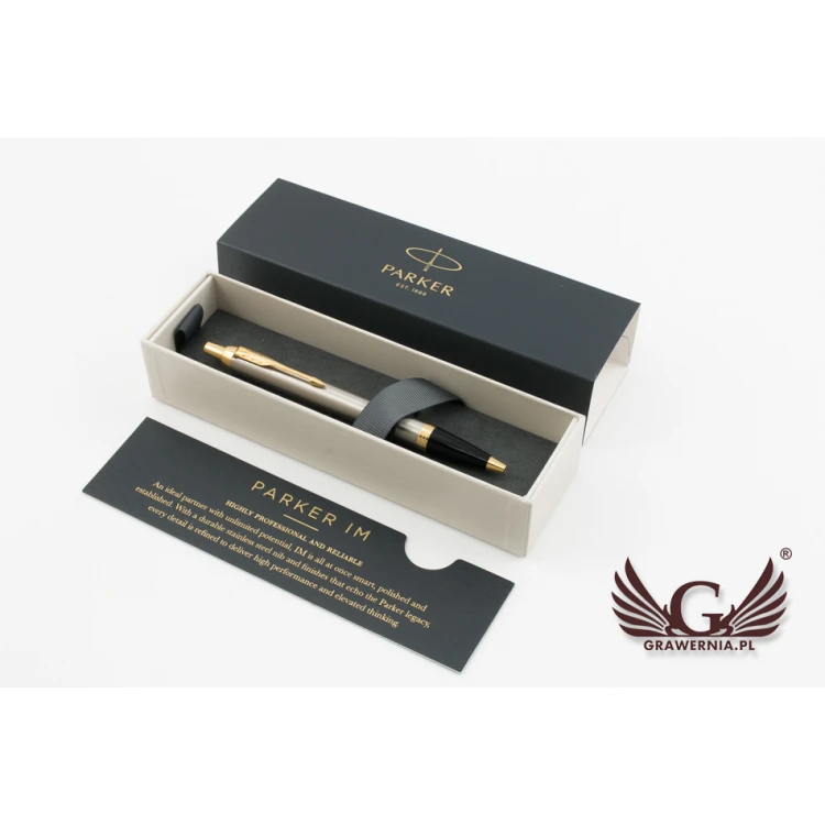 PARKER IM CORE Brushed Metal GT Ballpoint Pen - PAR141-D-PT