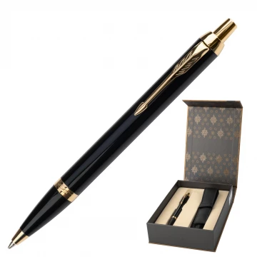 PARKER IM CORE Black GT Pen with Case - PAR140