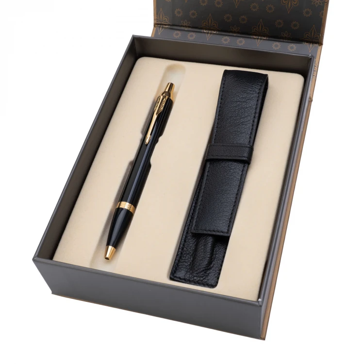 PARKER IM CORE Black GT Pen with Case - PAR140