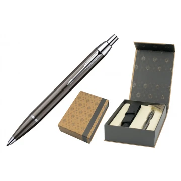PARKER IM Gun Metal CT Pen with Case - PAR158-D-SWPAG