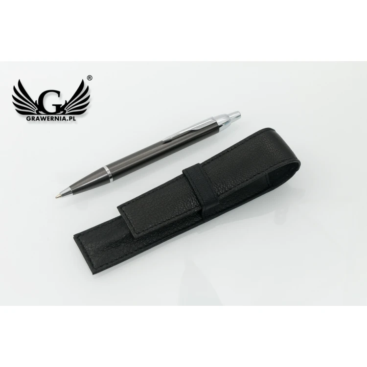 PARKER IM Gun Metal CT Pen with Case - PAR158-D-SWPAG