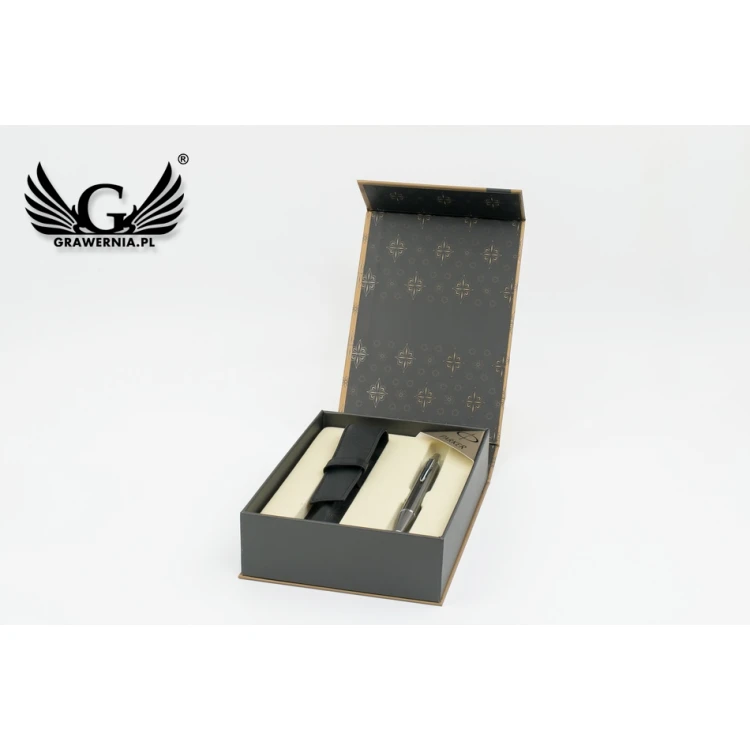 PARKER IM Gun Metal CT Pen with Case - PAR158-D-SWPAG