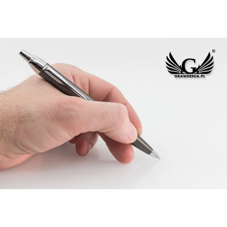 PARKER IM Gun Metal CT Pen with Case - PAR158-D-SWPAG