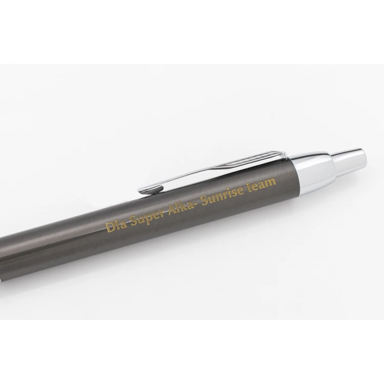 PARKER IM Gun Metal CT Pen with Case - PAR158-D-SWPAG