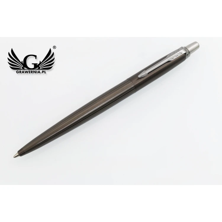 PARKER JOTTER PREMIUM Carlisle Brown Pinstripe CT Ballpoint Pen - PAR143-D-JOT
