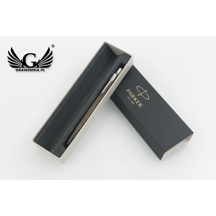 PARKER JOTTER PREMIUM Carlisle Brown Pinstripe CT Ballpoint Pen - PAR143-D-JOT