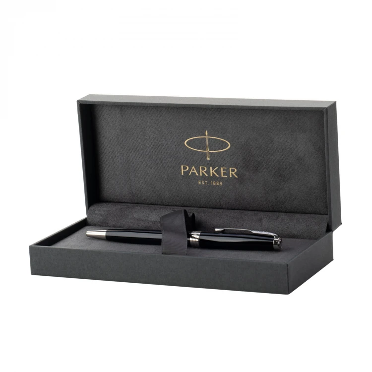 Parker Sonnet Core Black Lacquer CT Pen - PAR215