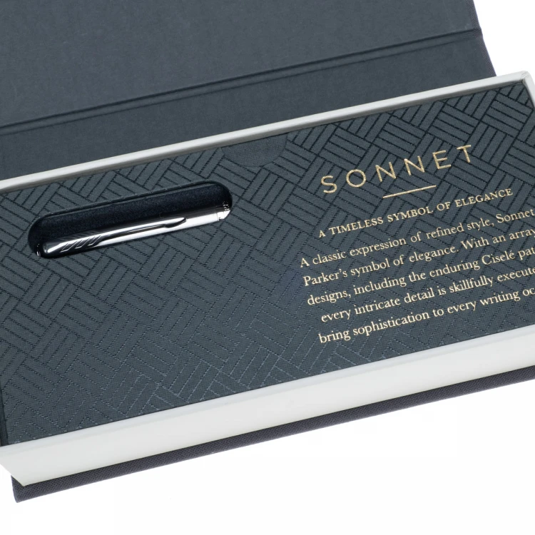 Parker Sonnet Original Steel CT Pen - PAR206-D-PT