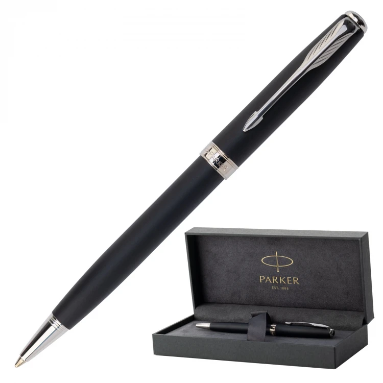 Parker Sonnet Slim Core Matte Black CT - PAR218 Pen