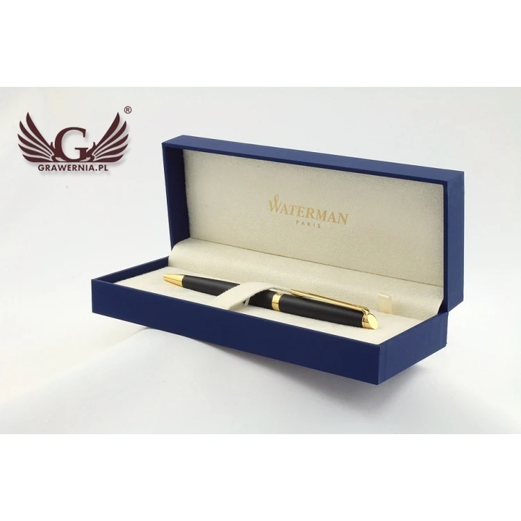 WATERMAN HEMISPHERE Ballpoint Pen - Matte Black GT - WAT022