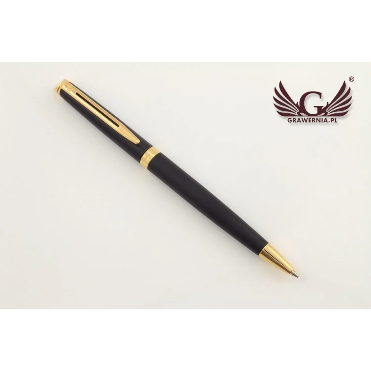 WATERMAN HEMISPHERE Ballpoint Pen - Matte Black GT - WAT022
