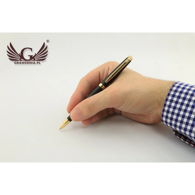 WATERMAN HEMISPHERE Ballpoint Pen - Matte Black GT - WAT022