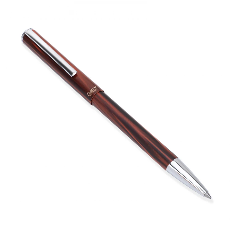 HERI Classic 3108 Pen with Stamp - Wood-like in Case - HER021