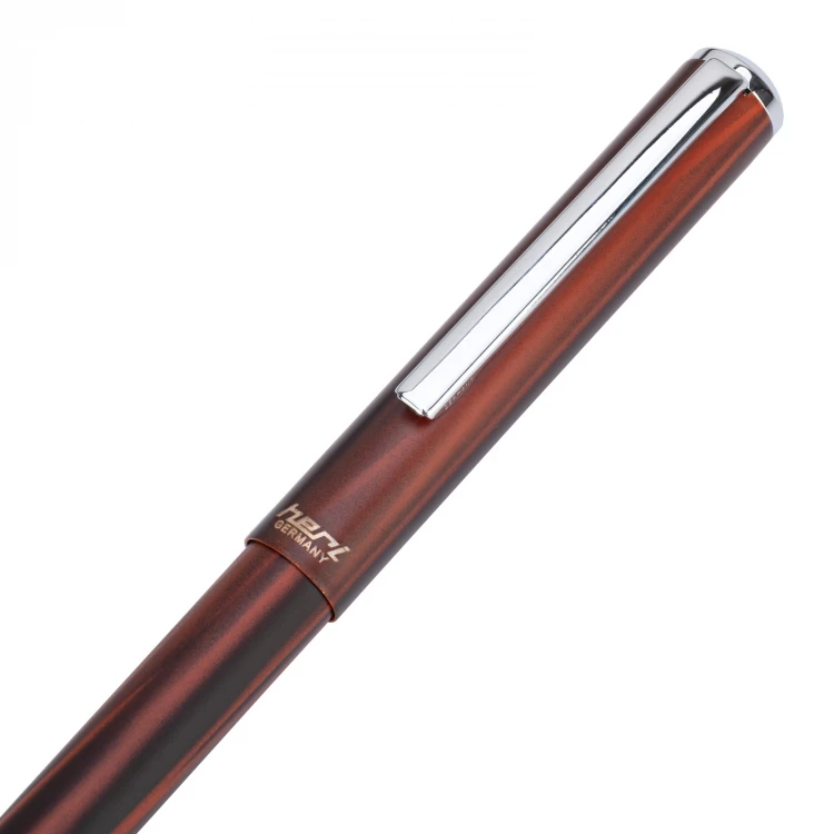 HERI Classic 3108 Pen with Stamp - Wood-like in Case - HER021