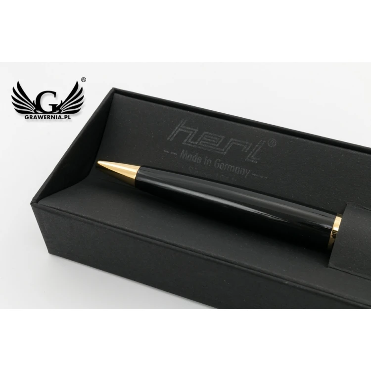 HERI Color Exclusive 6724 Pen with Stamp - Marble in Case - HER017