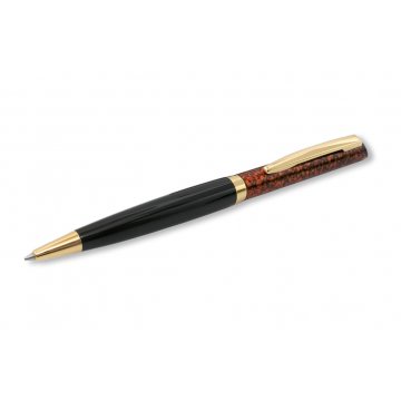 HERI Color Exclusive 6724 Pen with Stamp - Marble in Case - HER017