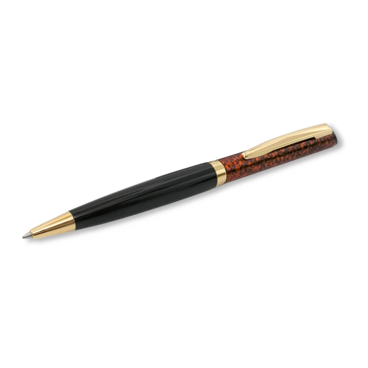 HERI Color Exclusive 6724 Pen with Stamp - Marble in Case - HER017