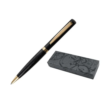 HERI Color Exclusive 6720 Pen with Stamp - Black-Gold in Case - HER016