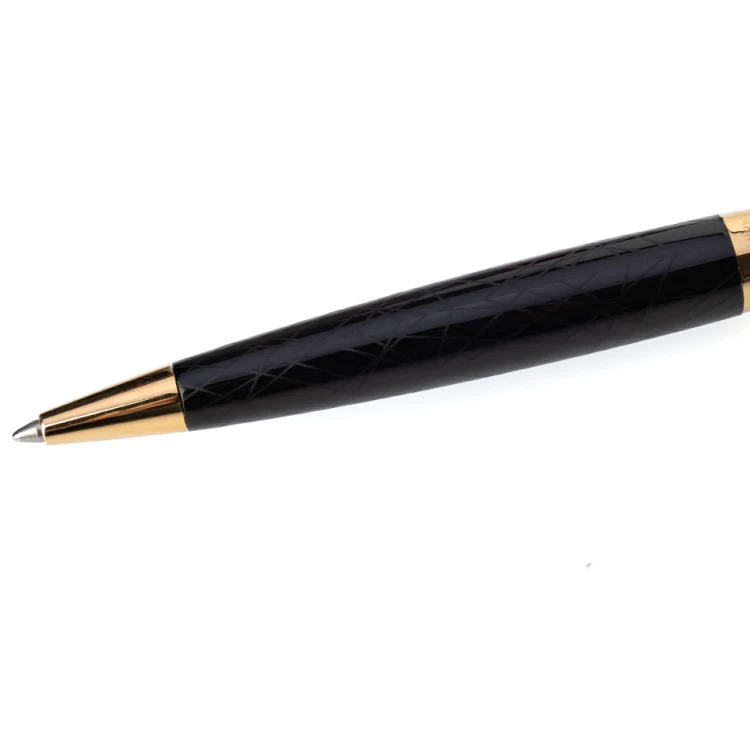 HERI Color Exclusive 6720 Pen with Stamp - Black-Gold in Case - HER016