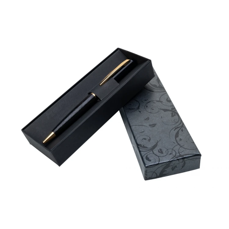 HERI Color Exclusive 6720 Pen with Stamp - Black-Gold in Case - HER016