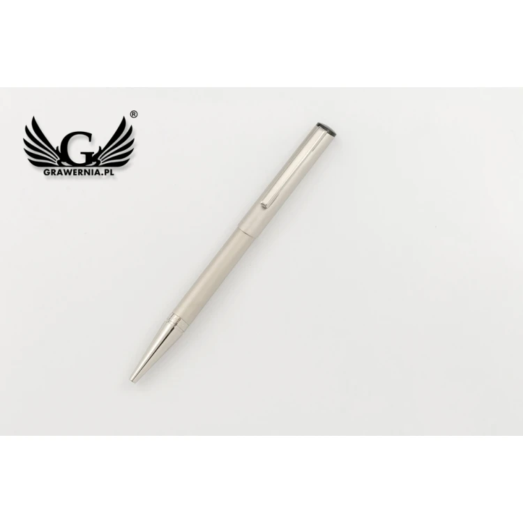 HERI DIAGONAL 3004 Ballpoint Pen with Stamp - Pearl in Case - HER013
