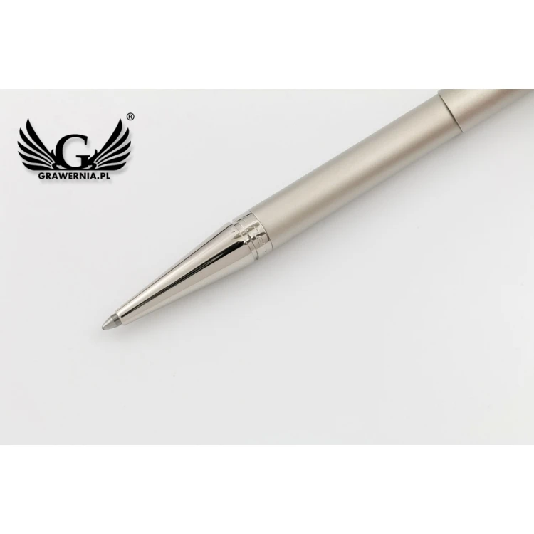 HERI DIAGONAL 3004 Ballpoint Pen with Stamp - Pearl in Case - HER013