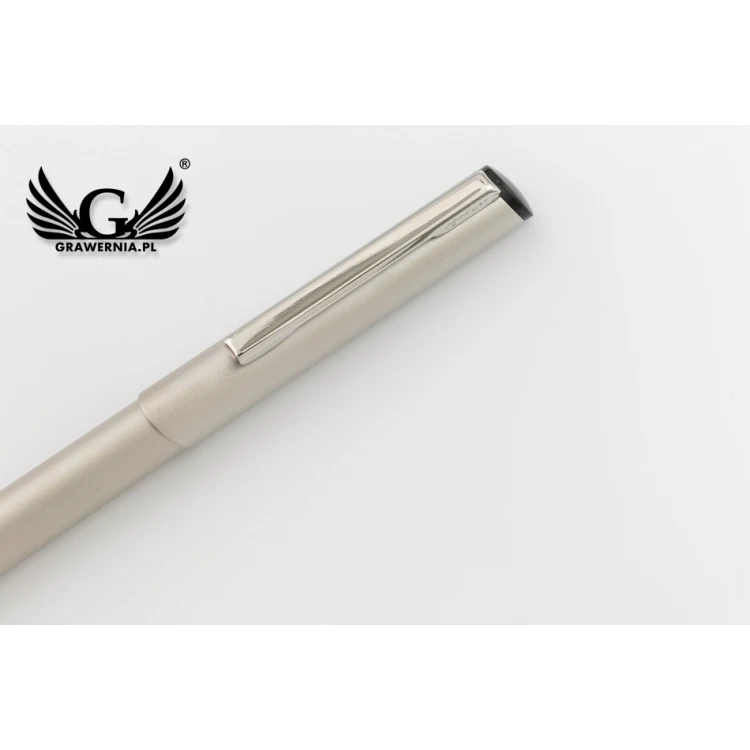 HERI DIAGONAL 3004 Ballpoint Pen with Stamp - Pearl in Case - HER013