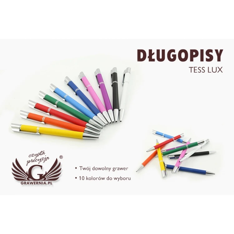 TESS LUX Metal Pens + Custom Laser Engraving - DP013