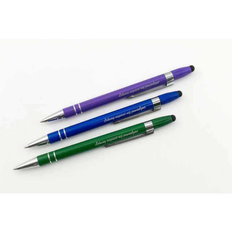 Maya Metal Pens with Touch Tip and Custom Engraving - DP024
