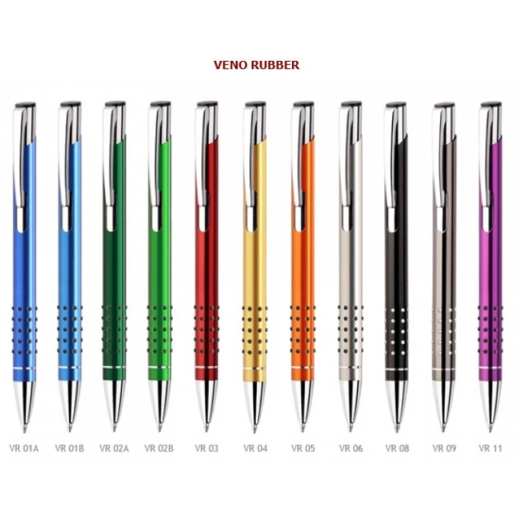 VENO RUBBER Metal Pens + Custom Laser Engraving - DP003