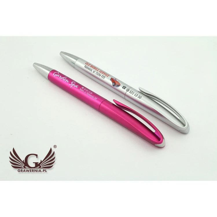 INES SOLID Plastic Pens - UV Print - DP008