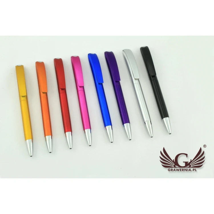 INES SOLID Plastic Pens - UV Print - DP008