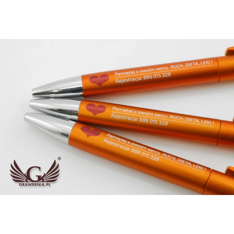 INES SOLID Plastic Pens - UV Print - DP008