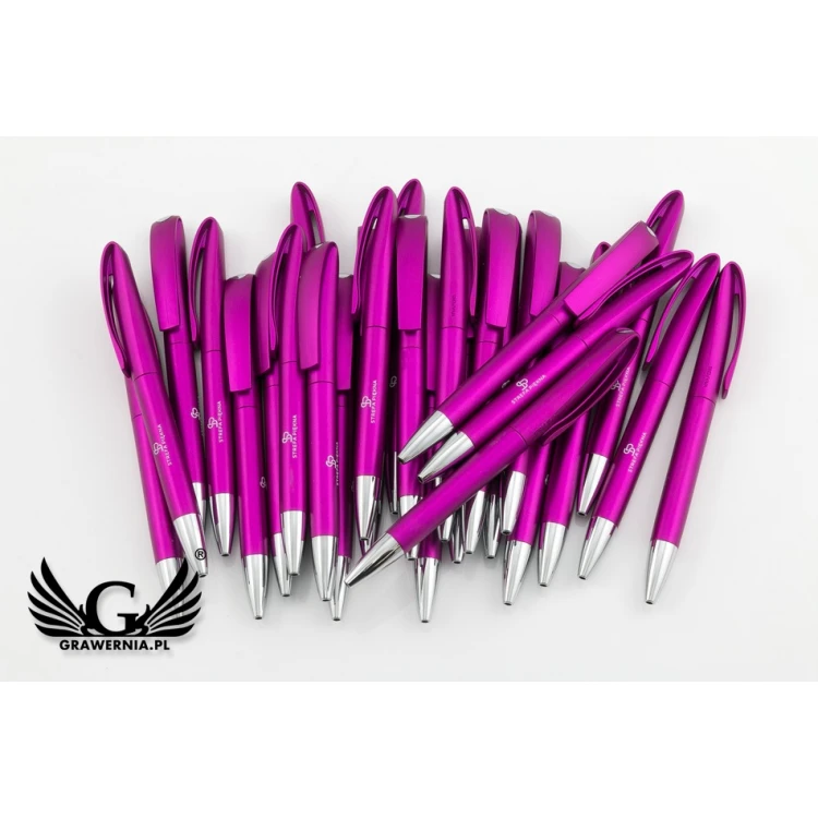 INES SOLID Plastic Pens - UV Print - DP008
