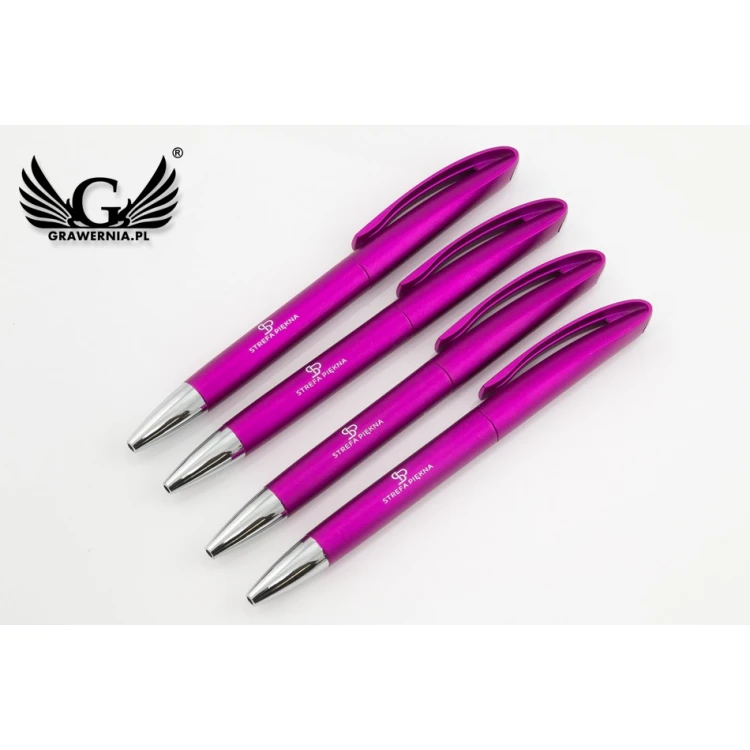 INES SOLID Plastic Pens - UV Print - DP008