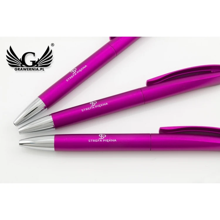 INES SOLID Plastic Pens - UV Print - DP008