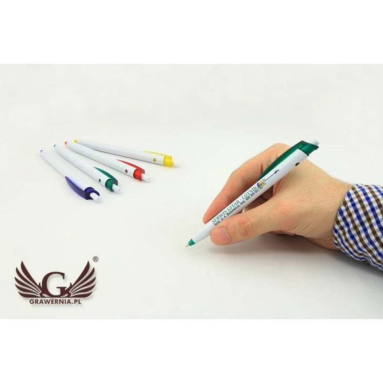 MILO Plastic Pens - UV Print - DP009