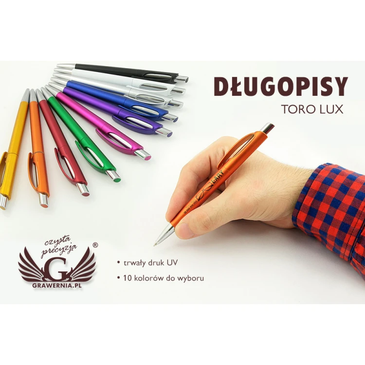 TORO LUX Plastic Pens - UV Print - DP012