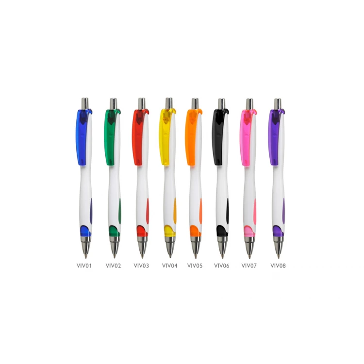VIKI WHITE Plastic Pens - UV Print - DP011