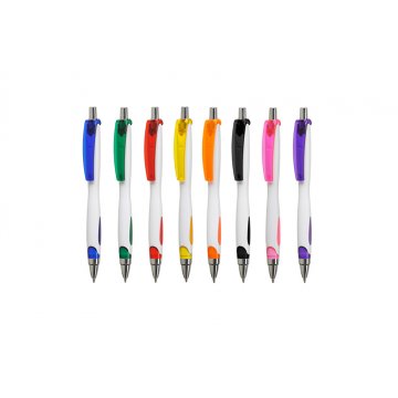 VIKI WHITE Plastic Pens - UV Print - DP011