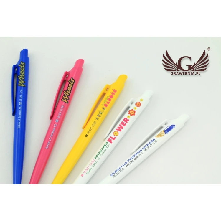 VINI SOLID Plastic Pens - UV Print - DP007