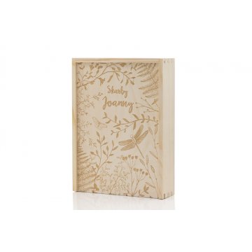 Wooden trinket box with any engraving - KAS014