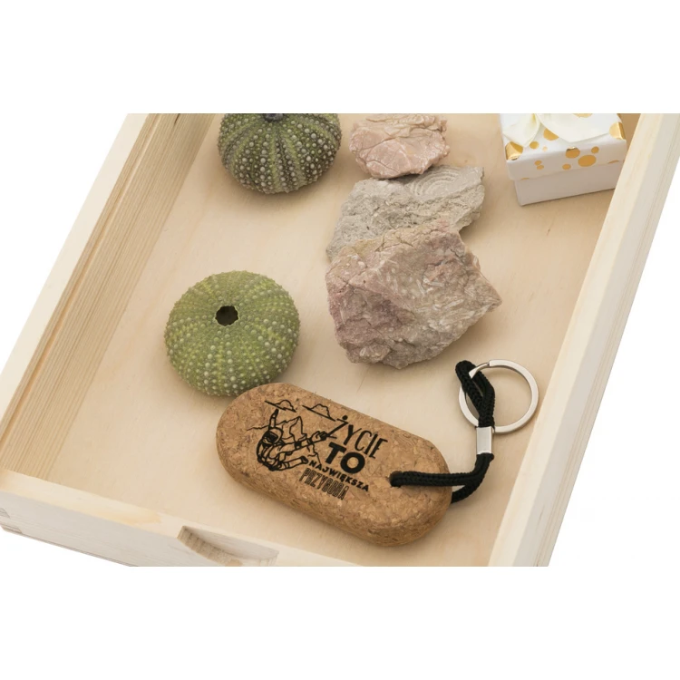 Wooden trinket box with any engraving - KAS014