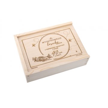 Wooden Gift Box Laser Engraved - KAS017