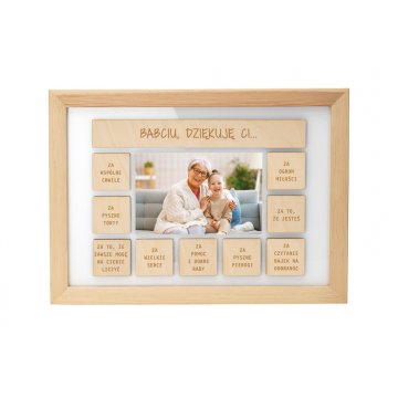 Wooden Picture Frame for Grandma with Photo - RAM013