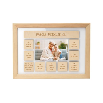 Wooden Picture Frame for Grandma with Photo - RAM013