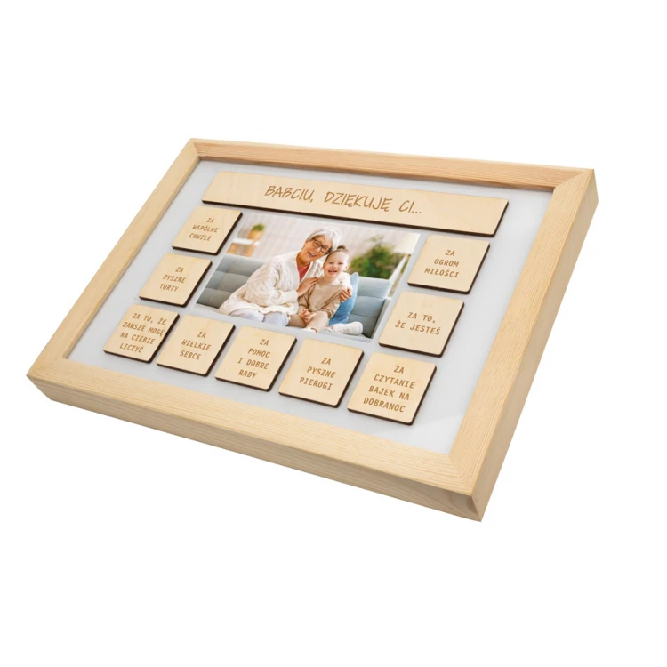 Wooden Picture Frame for Grandma with Photo - RAM013